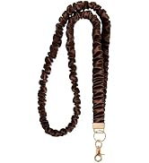 Ajmyonsp Scrunchie Lanyard Teacher for ID Badges Keys, Stretchy Neck Lanyards for Men Women Nurse...