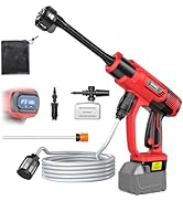 DIYtoolifz Cordless Pressure Washer Compatible with Milwaukee 18V Battery, 800PSI Ultra-Light 2.2...