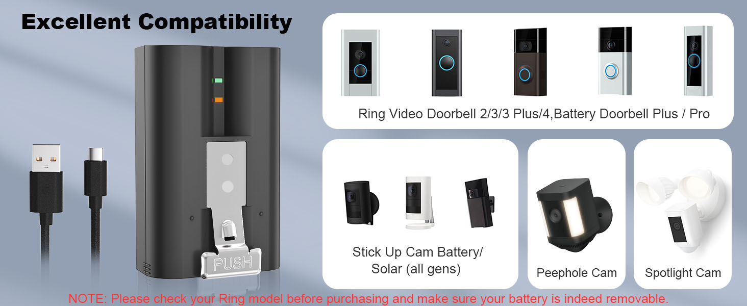 RING DOORBELL BATTERY