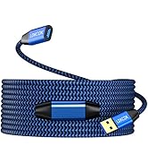 LDKCOK Active USB 3.0 Extension Cable 25ft– Male to Female Extender Cord, USB Extension Cable for...