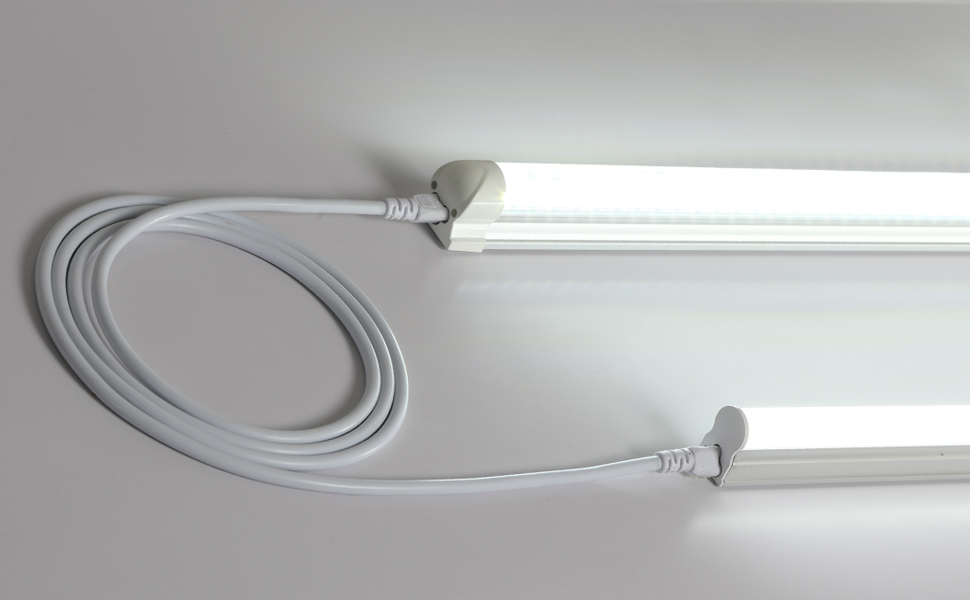 T5 T8 extension cord 6FT for integrated T5 or T8 LED tube light fixtures