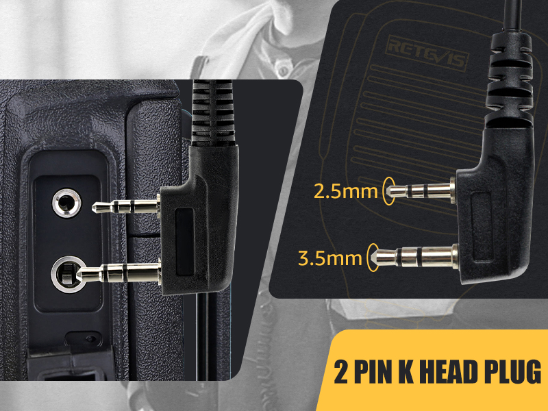 2 pin speaker mic