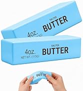 Butter Squishy Toy, Slow Rising Butter Squishy Fidget Toys for Adults, Realistic Food Squishys Se...