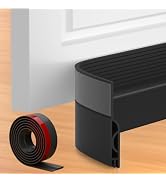 Beoguy Door Draft Stopper, Adjustable Door Sweep for Bottom of Door, Under Door Gap Filler for Ex...
