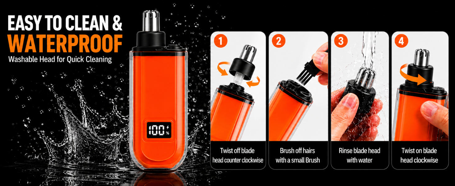 Electric Nose Hair Trimmer for Men