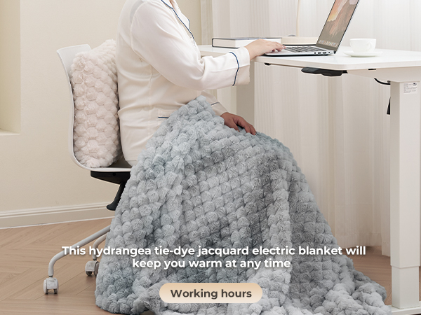 Heated Throw Blanket 50&amp;#34;x60&amp;#34;