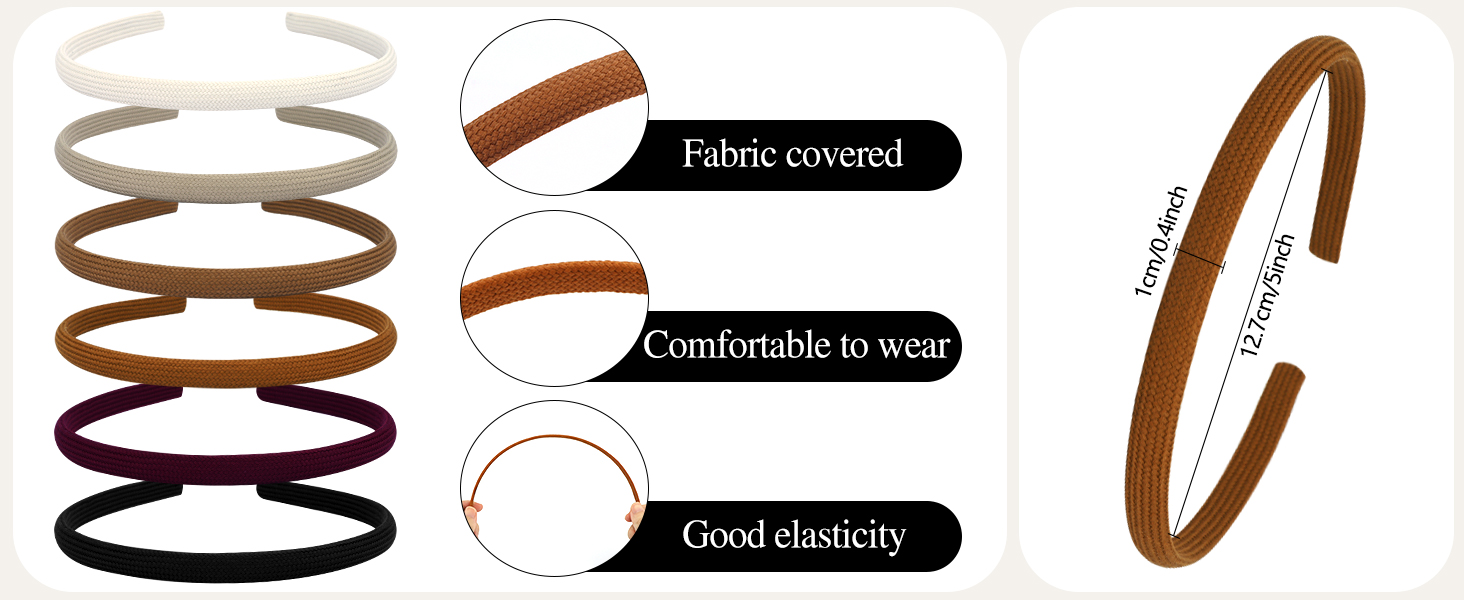 Thin Headbands For Women Girls