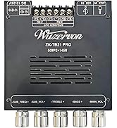 Bluetooth Audio Amplifier Board,ZK-TB21PRO 2.1CH 50W×2+145W Subwoofer Amplifier with USB Lossless...