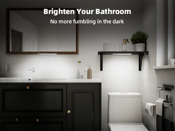 led light for bathroom