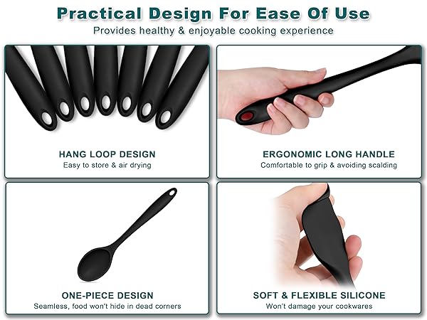 Silicone Cooking Utensil Set of 7
