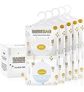 Vacplus Moisture Absorber Packets, Fragrance Free(5 Pack), Humidity Packs, Hanging Closet Dehumid...