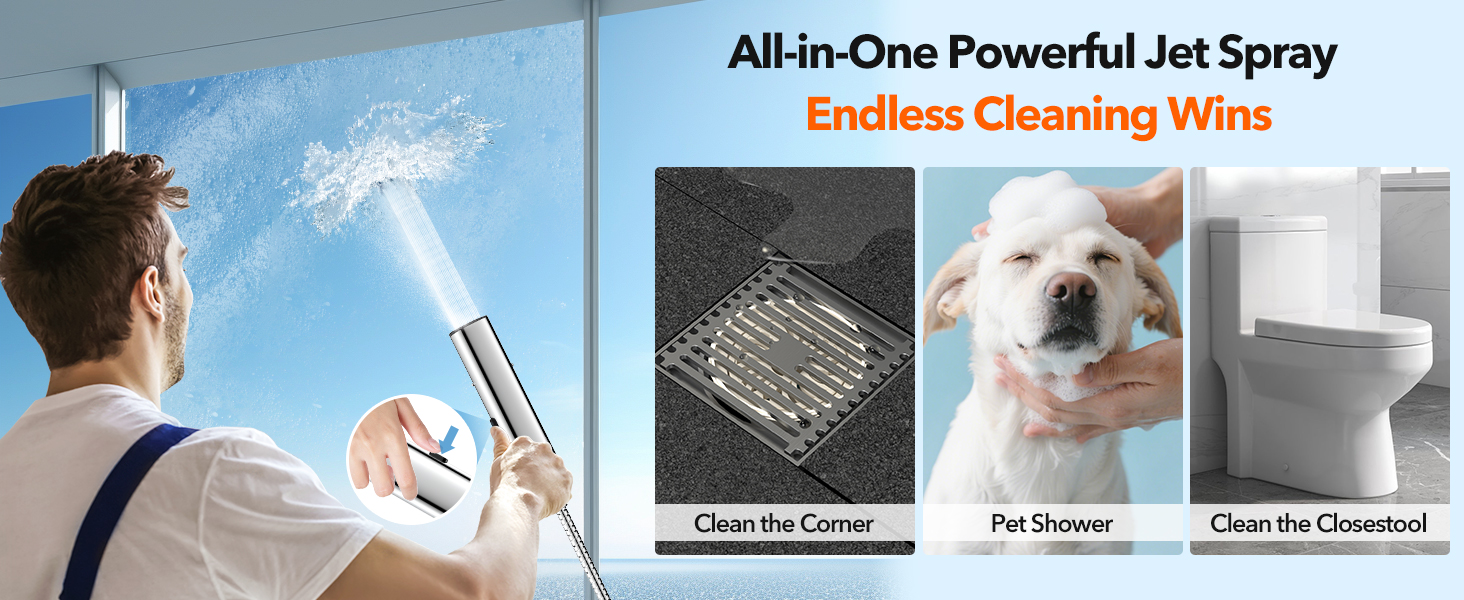 All-in-One Powerful Jet Spray