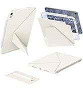 KVTVOU Case for iPad (A16) 11th/10th Generation (11/10.9 Inch, 2025/2022), Powerful Magnetic Back...