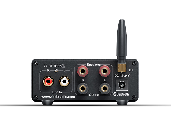Bluetooth 5.0 Stereo Audio 2 Channel Amplifier Receiver Mini Hi-Fi Class D Integrated Amp
