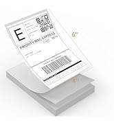 Rongta Fanfold 4x6 Direct Thermal Labels, Perforated Shipping Label Printer Paper for Lable Print...
