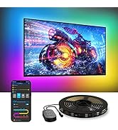 Govee TV LED Backlight, RGBIC Smart LED Strip Lights for 55-65 Inch TVs, Bluetooth and Wi-Fi APP ...