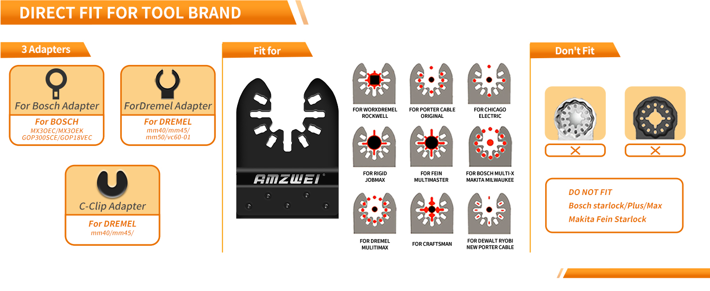 multi tool blades for wood