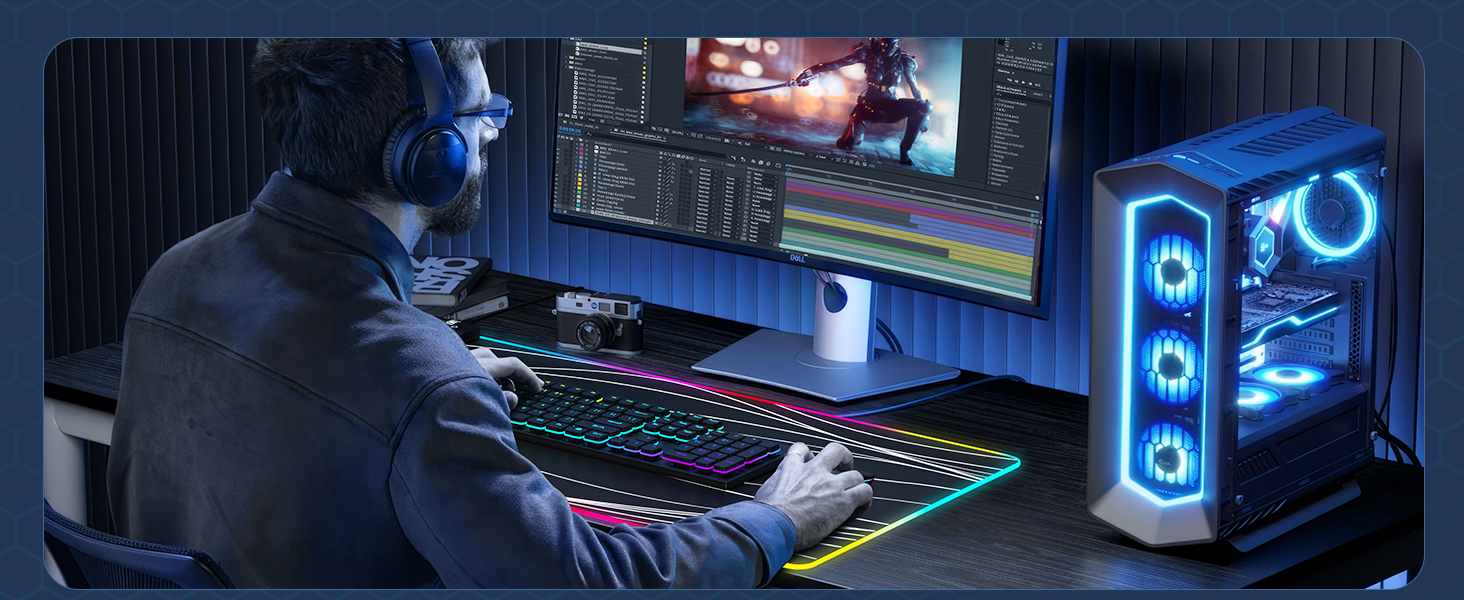 rgb mouse pad gaming