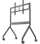NB ERGONOMIC Motorized Mobile TV Cart, Heavy Duty Mobile Cart Electric Lifting Stand for Max 110 ...