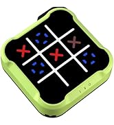 Electronic Tic Tac Toe Bolt Game, Handheld Digital Board Game Console, Electric Puzzle Game for E...
