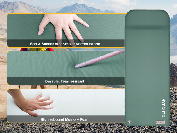One touch fast inflation camping mattress