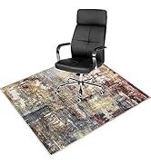 Anidaroel Office Chair Mat for Hardwood Floor, 48"x60" Under Desk Chair Rug for Rolling Chair, An...