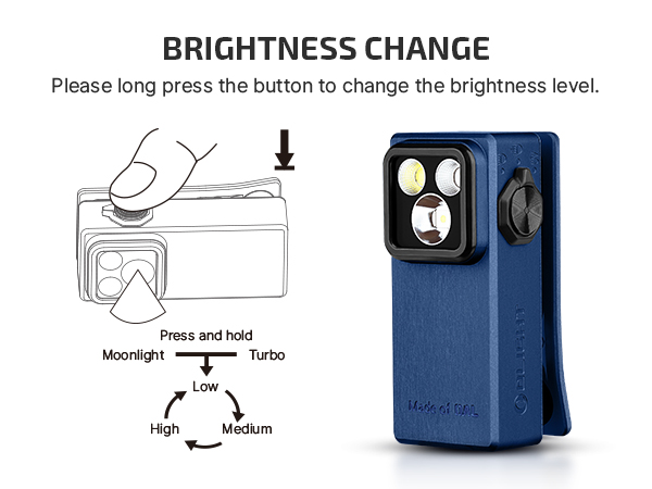 Change brightness level