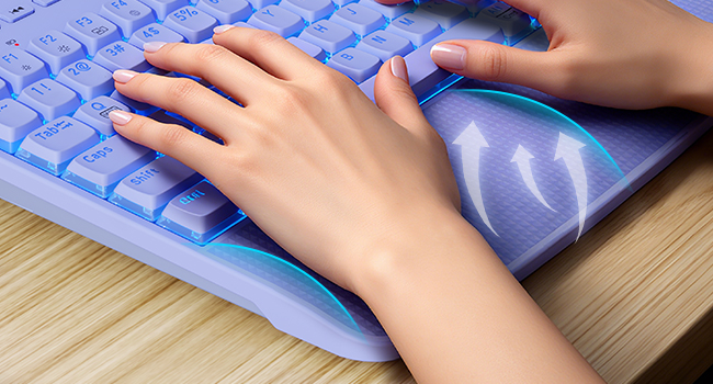 Extended Palm Rest — Lasting Comfort