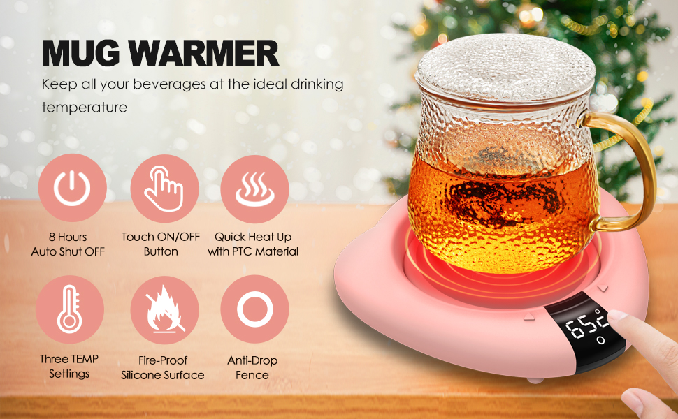 TRILINK Coffee Mug Warmer-Pink