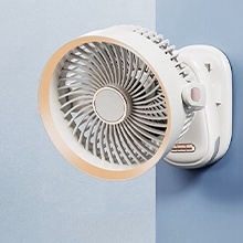 Earthuses fan with hanging hole, can be hung on the wall for use