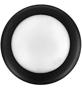 ECOELER 6 Inch Dimmable LED Disk Lights, 16.5W Black Flush Mount Ceiling Downlight, 5000K Dayligh...