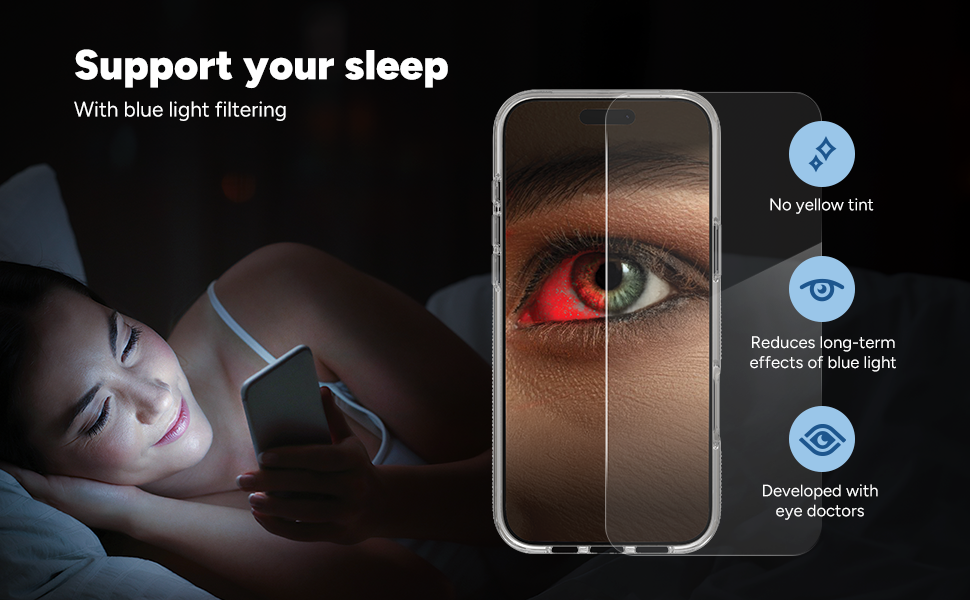 Blue Light Filtration Screen Protection | Sleep Better