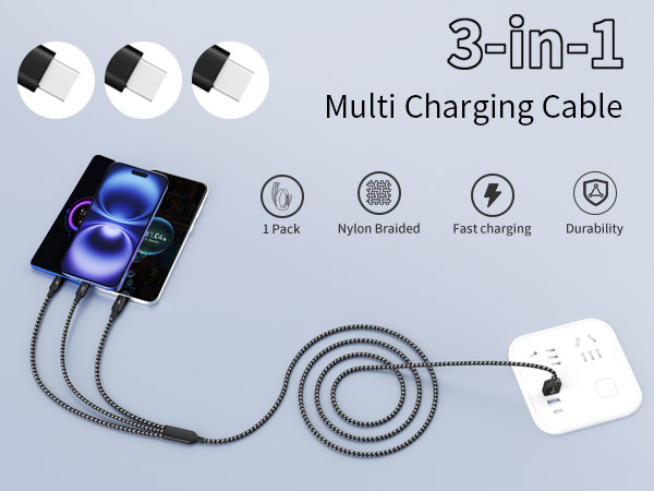 usb c multi charging cable