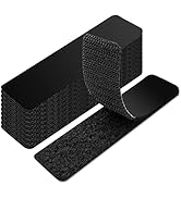 Art3d 16 Sets Hook and Loop Tape Sticky Back,1 in.x 4 in. Double-Sided Adhesive Strip,Heavy Duty