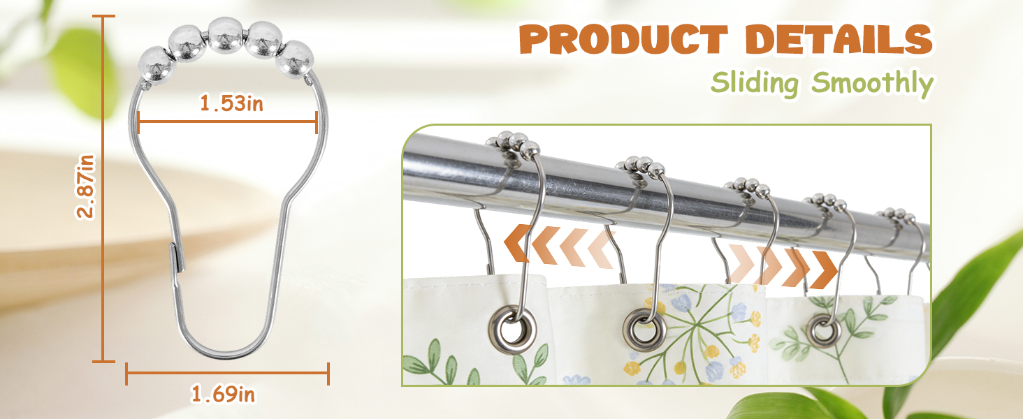 Shower Curtain Hooks