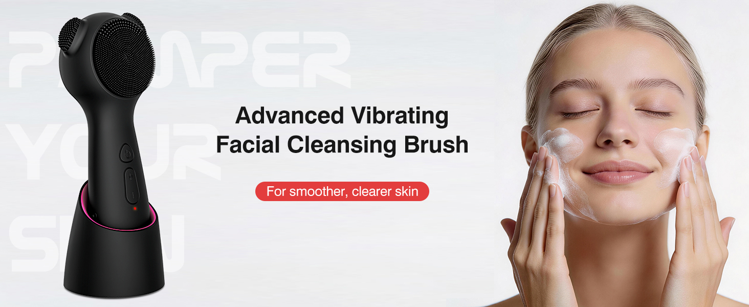 Advaned Vibrating Facial Cleansing Brush