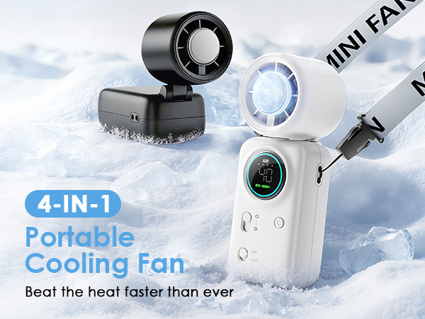 Beat the heat anytime, anywhere with the ice Cooling Fan, your ultimate solution for instant cooling