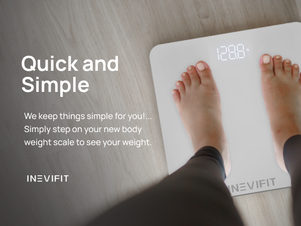 INEVIFIT Premium Bathroom Scale - I-BS002S - Premium A+