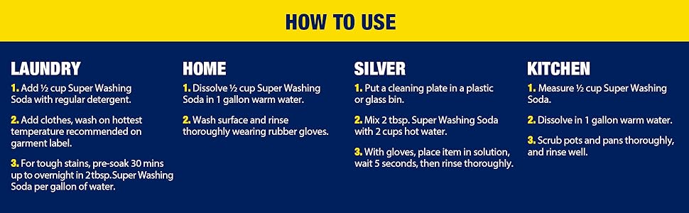 How To Use: Laundry, Home, Silver, and Kitchen