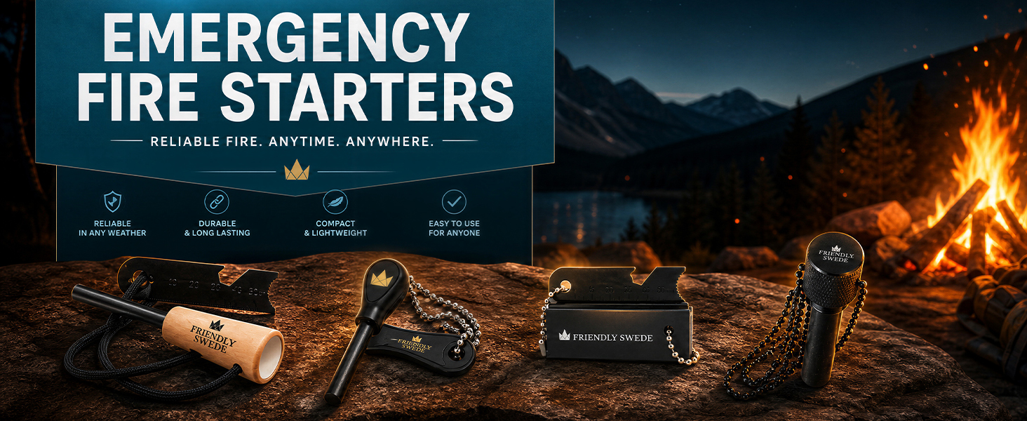 fire starter kit flint and steel firestarter