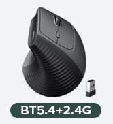 UGREEN 2.4GHz Wireless Mouse Ergonomic 1600 DPI USB Receiver Compatible with Windows Mac Linux Ch...