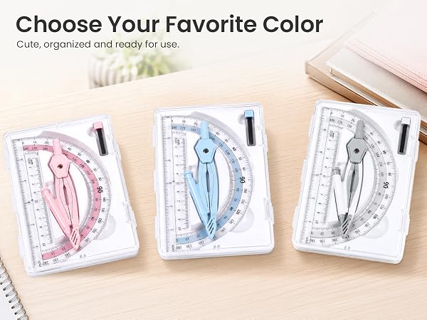 compass and protractor set
