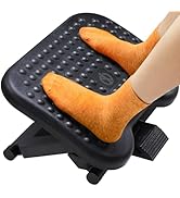 ErGear Under Desk Footrest, Adjustable Foot Rest for Under Desk at Work with 3 Height Settings an...