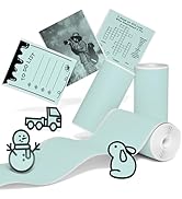 Sticker Paper Compatible with T02 M02X M02L Color Adhesive Thermal Paper for Study Notes, Photo, ...