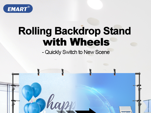 Rolling Backdrop Stand