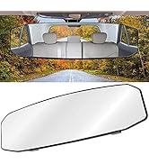Wontolf 12x3.6'' Rear view Mirror Largest Panoramic Wide Angle Rearview Mirror On The Market Univ...
