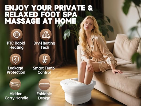 foot massager foot spa pedicure tools for feet foot massager with heat foot bath foot soaking tub