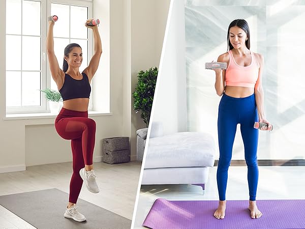 walking hand weights for Pilates