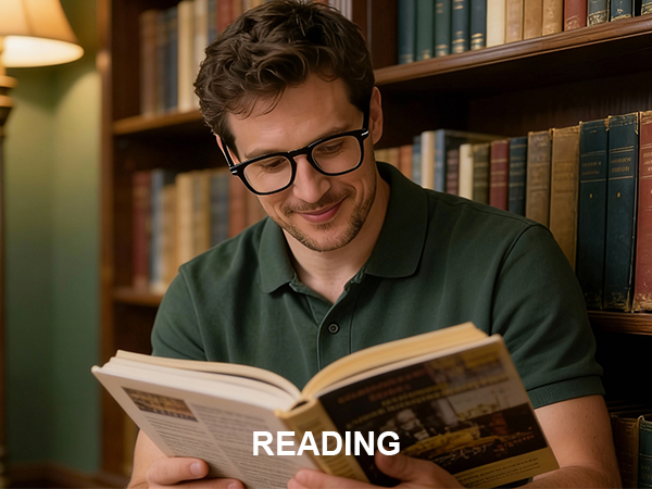 Reading books