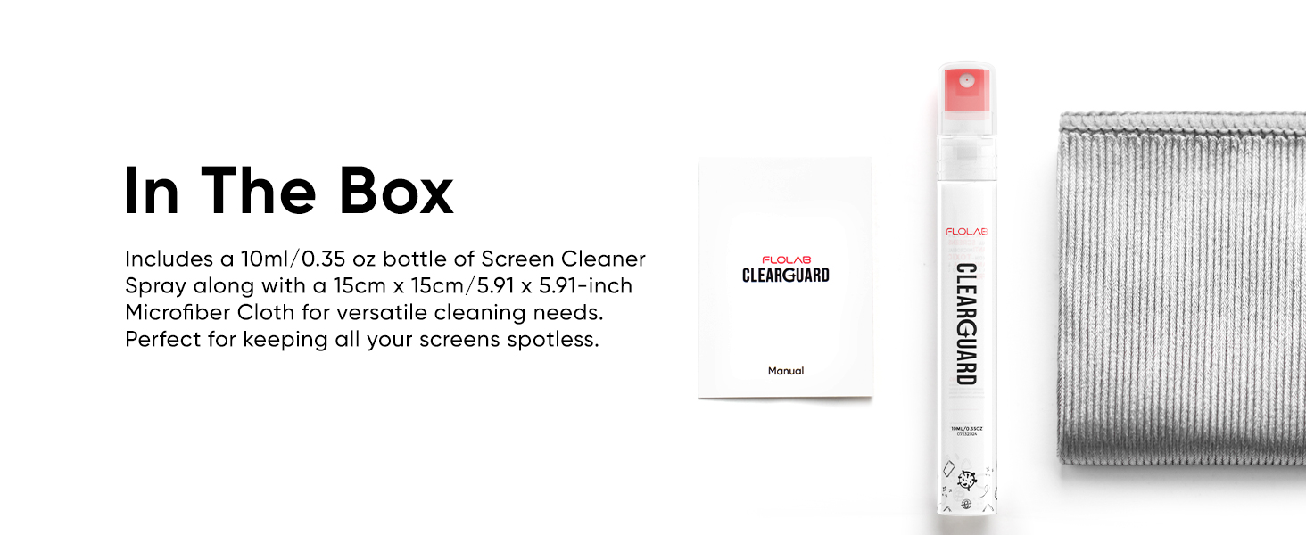 FLOLAB clear guard 10ml screen cleaner